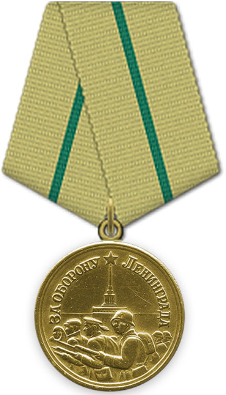 mini Medal Za oboronu Leningrada